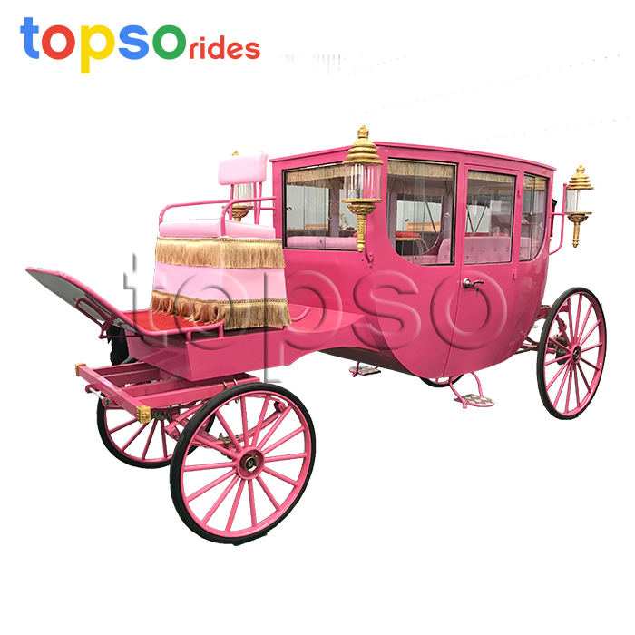 pink horse carriage (3)